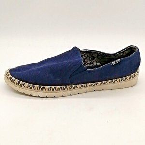 Skechers Bobs Navy Blue Slip-on Memory Foam Flat 11 M